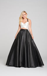 1 of 4 Ellie Wilde EW121039 Dress Black-White