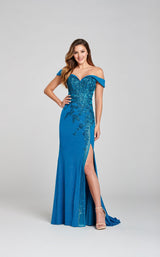 1 of 3 Ellie Wilde EW121043 Dress Teal