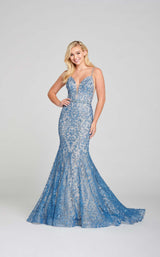 1 of 3 Ellie Wilde EW121045 Dress Ocean-Nude