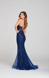 2 of 3 Ellie Wilde EW121054 Dress Navy-Blue