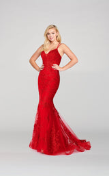 2 of 3 Ellie Wilde EW121055 Dress Red