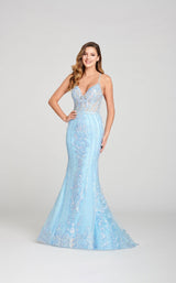 1 of 3 Ellie Wilde EW121056 Dress Light-Blue