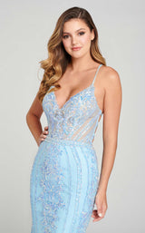 3 of 3 Ellie Wilde EW121056 Dress Light-Blue