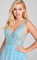 4 of 4 Ellie Wilde EW121057 Dress Powder-Blue