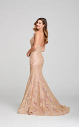 3 of 4 Ellie Wilde EW121060 Dress Rose-Gold