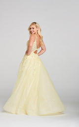 2 of 4 Ellie Wilde EW121062 Dress Light-Yellow