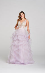 1 of 3 Ellie Wilde EW121064 Dress Dusty-Lilac-Multi