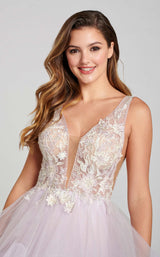 3 of 3 Ellie Wilde EW121064 Dress Dusty-Lilac-Multi