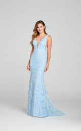 1 of 3 Ellie Wilde EW121065 Dress Light-Blue