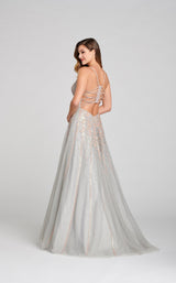 2 of 3 Ellie Wilde EW121067 Dress Gray-Rose-Gold