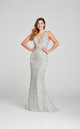1 of 3 Ellie Wilde EW121068 Dress Silver