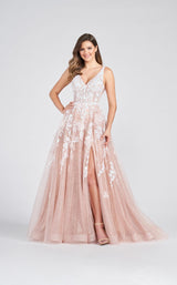 2 of 6 Ellie Wilde EW122007 Dress Rose-Gold-Opal