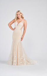 3 of 6 Ellie Wilde EW122008 Dress Champagne
