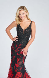 3 of 3 Ellie Wilde EW122012 Dress Black-Red