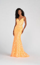 3 of 6 Ellie Wilde EW122022 Dress Neon-Orange