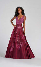 2 of 6 Ellie Wilde EW122025 Dress Wine