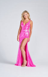 1 of 4 Ellie Wilde EW122030 Dress Hot-Pink