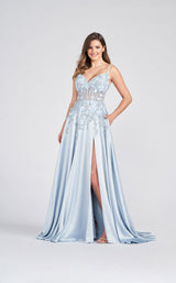 1 of 4 Ellie Wilde EW122038 Dress Dusty-Blue