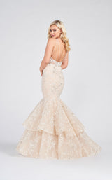 4 of 6 Ellie Wilde EW122040 Dress Ivory-Champagne