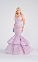 3 of 6 Ellie Wilde EW122040 Dress Lavender-Nude