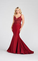 3 of 7 Ellie Wilde EW122041 Dress Wine