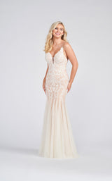 1 of 8 Ellie Wilde EW122042 Dress Ivory-Nude