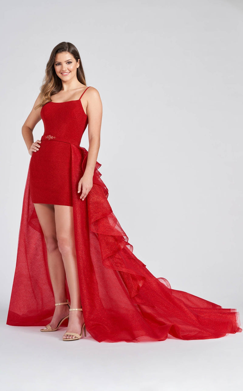 Ellie Wilde EW122047 Dress Red