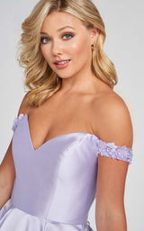 6 of 7 Ellie Wilde EW122050 Dress Lilac