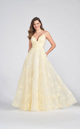 1 of 8 Ellie Wilde EW122053 Dress Light-Yellow