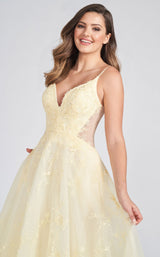7 of 8 Ellie Wilde EW122053 Dress Light-Yellow
