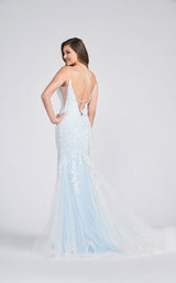 3 of 5 Ellie Wilde EW122058 Dress Ivory-Light-Blue