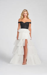 3 of 6 Ellie Wilde EW122060 Dress Black-White