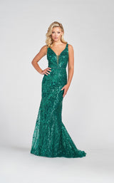 1 of 7 Ellie Wilde EW122067 Dress Emerald