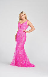 4 of 7 Ellie Wilde EW122067 Dress Fuchsia