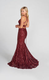 3 of 5 Ellie Wilde EW122071 Dress Wine