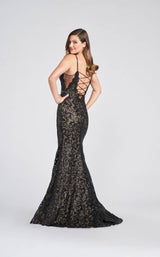 2 of 4 Ellie Wilde EW122077 Dress Black-Gold