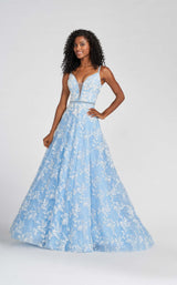 2 of 3 Ellie Wilde EW122079 Dress Light-Blue