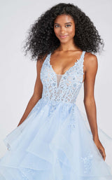 5 of 6 Ellie Wilde EW122080 Dress Light-Blue