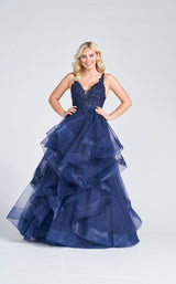 3 of 6 Ellie Wilde EW122080 Dress Navy-Blue