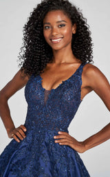 4 of 5 Ellie Wilde EW122086 Dress Navy-Blue