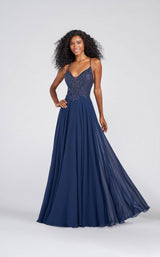1 of 3 Ellie Wilde EW122087 Dress Navy-Blue