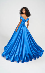 4 of 7 Ellie Wilde EW122090 Dress Royal-Blue