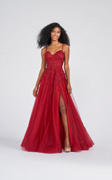 1 of 5 Ellie Wilde EW122093 Dress Wine