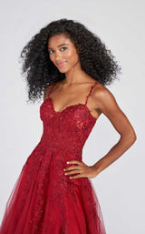 4 of 5 Ellie Wilde EW122093 Dress Wine
