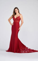 1 of 5 Ellie Wilde EW122094 Dress Wine