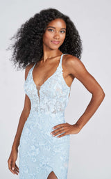 3 of 4 Ellie Wilde EW122098 Dress Light-Blue