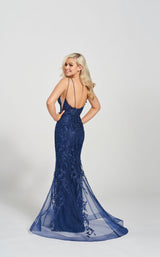 4 of 5 Ellie Wilde EW122101 Dress Navy-Blue