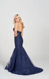 5 of 7 Ellie Wilde EW122103 Dress Navy-Blue