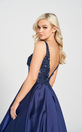 5 of 5 Ellie Wilde EW122104 Dress Navy-Blue