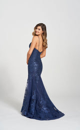 3 of 6 Ellie Wilde EW122105 Dress Navy-Blue